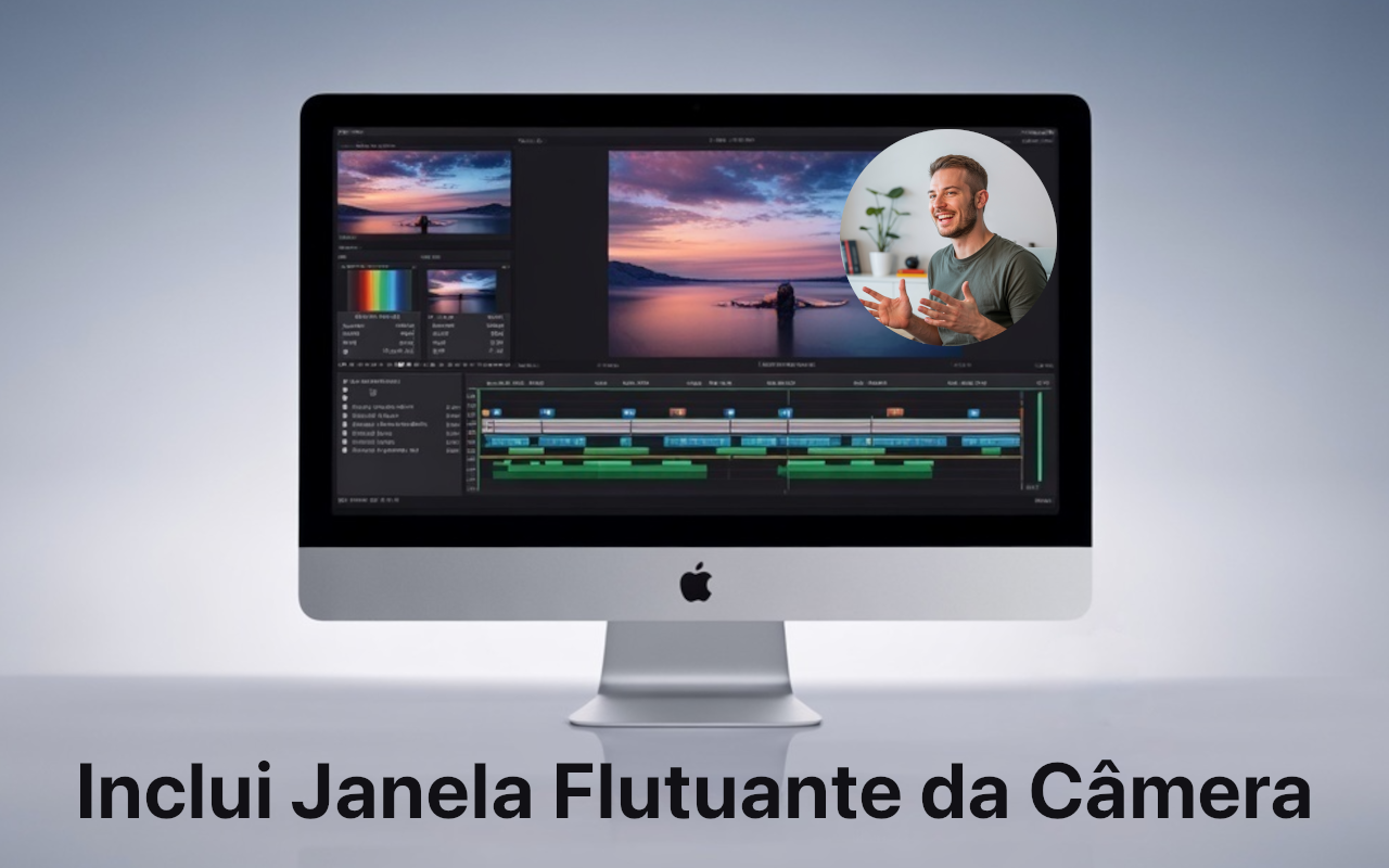 Feed flutuante da webcam
